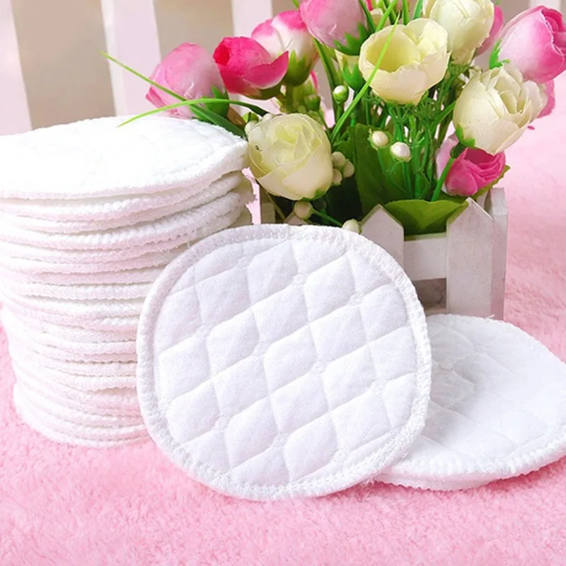

12pcs/set Soft Absorbent Nursing Pads Washable Reusable Ecological Cotton Pads Breastfeeding Liners Breast Pad for Nursing 2018