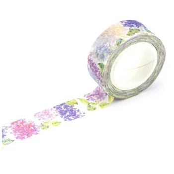 

1.5cm Wide Luxuriant Flowers Washi Tape Adhesive Tape DIY Scrapbooking Sticker Label Masking Tape Clove