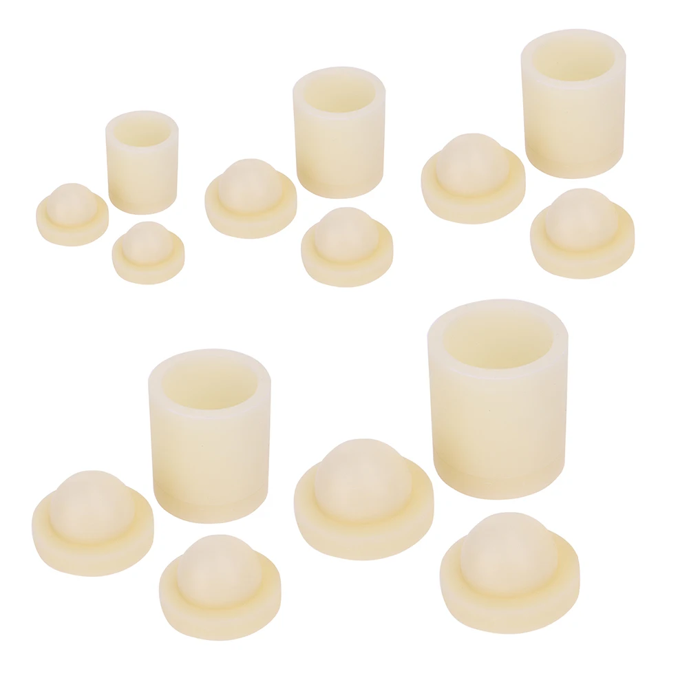 

15-35mm Leather Handcraft Tools Small Bell Shaped Mould Leather Craft Plastic Leathercraft Tool Leather Bell Making Kit Set