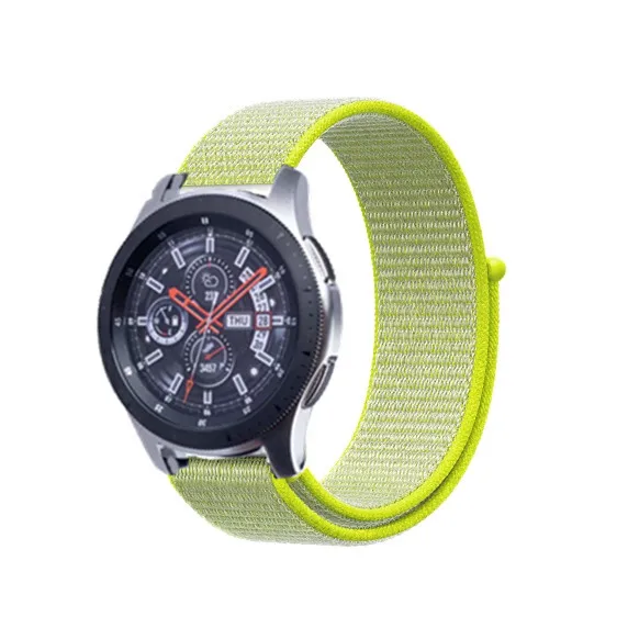 Переключатель, нейлоновый ремешок для наручных часов Xiaomi huami amazfit bip huawei часы GT 20/22 мм, ремешок для samsung Шестерни S3/S2 galaxy Watch active2 42 мм 46 мм