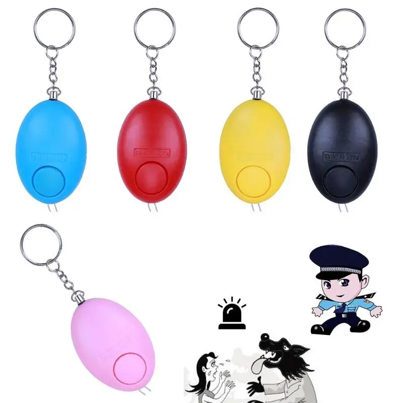 Portable Keyring Defense Personal Alarm Girl Women Anti-Attack Security Protect Mini Loud Keychain Alarm Alert Emergency Safety