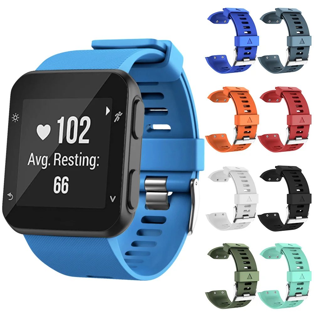Силиконовые часы ремешок браслет + инструмент винты для Garmin Forerunner 35 Прямая