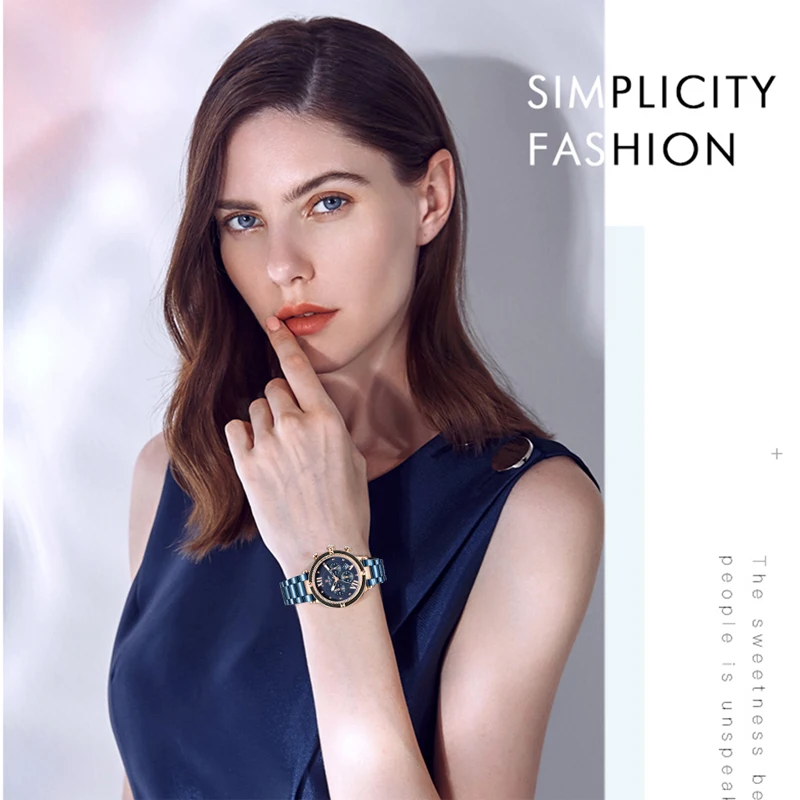 Cheap REWARD Luxury Fashion Women Watches Waterproof Casual Quartz Ladys Watch for Woman Dress Ladies Wristwatches Relogio Feminino