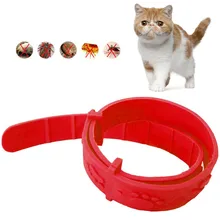 Vendita calda del Gatto Anti Pulci Acaro Tick Collare No Delle Pulci Attrezzi Strigliatura E Tolettatura Strumento Quadruple di Rimozione Delle Pulci Effetto Gattino Rimedio Collo Pet forniture Gatto