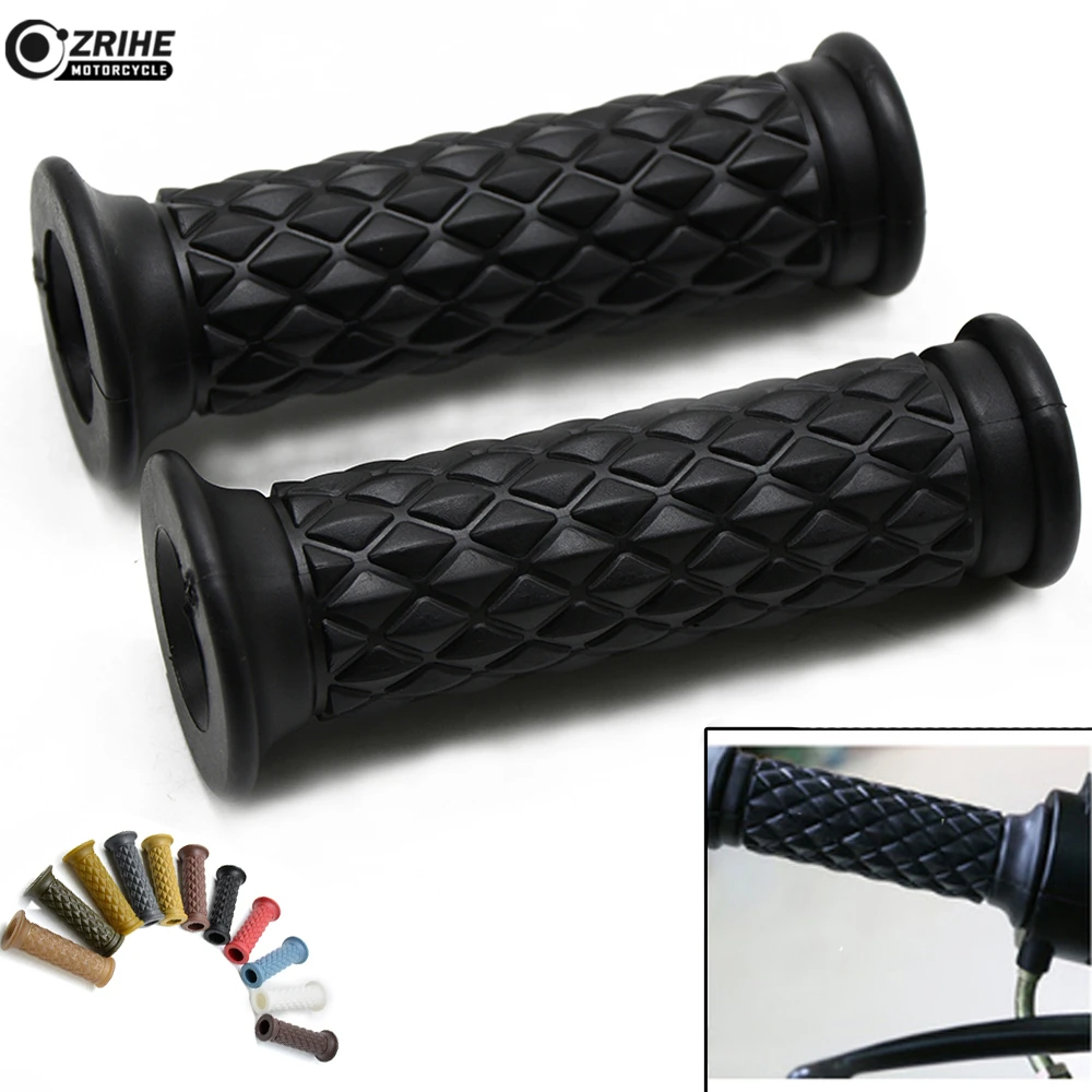 7/8 22/25mm Motorcycle Grips Cafe Racer Round Handlebar Grips Street bike for KTM 350SX-F XC-F XCF-W 400EXC 1290 SupeR Duke R GT