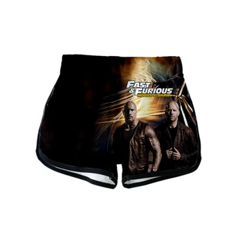 

Fast & Furious Presents Hobbs & Shaw Cool Harajuku Summer Shorts Cool 2019 New Stylish American Action Movie Women Super Shorts