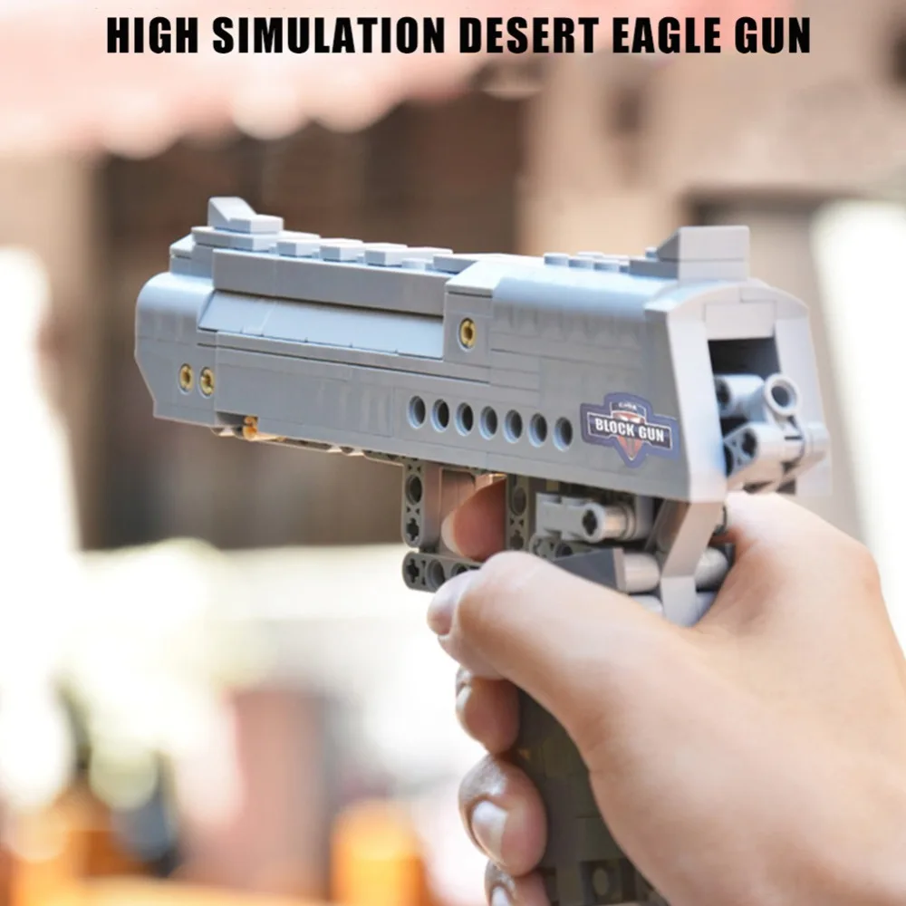 

4 types Legoes Military weapon Police series M4-A1 MP5 Uzi Building blocks PUBG gun set model compatible with Legoes toys gifts