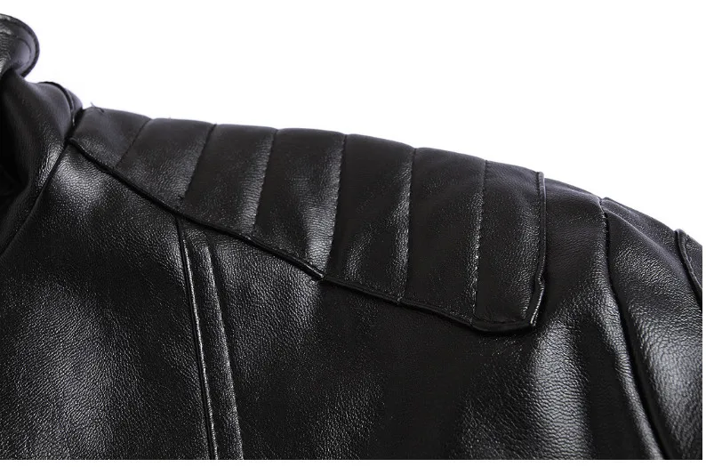 Мужская кожаная куртка Jaqueta De Couro Masculina мужские кожаные куртки из искусственной