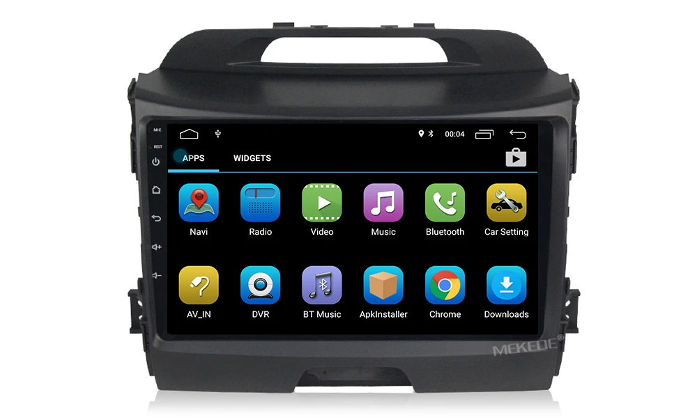 Perfect Android 8.1 car dvd for KIA sportage 2007-2010 2011 2012 2013 2014 2015 with car radio stereo multimedia player 2 din navigation 14