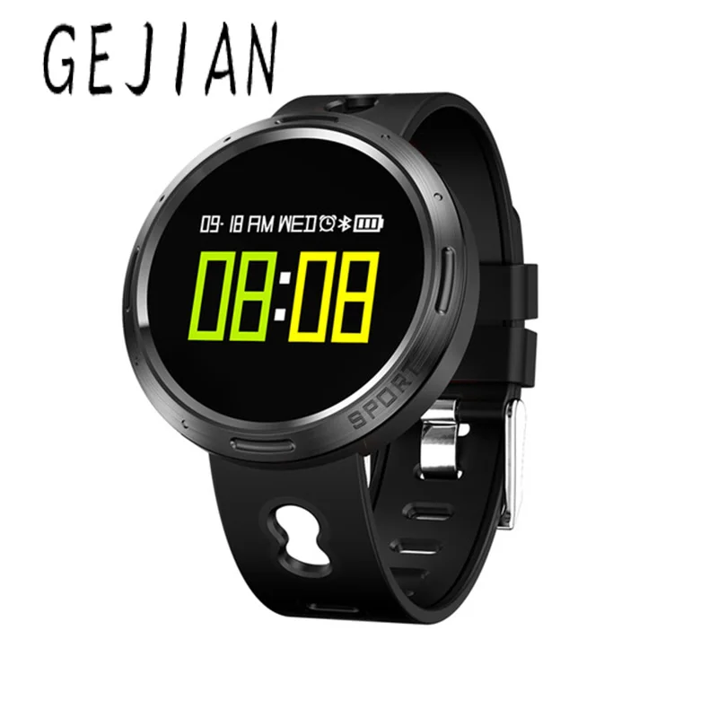 

GEJIAN Men Women Smart Bracelet Watches Fitness Tracker Activity Continuous Heart Rate Monitor Bracelet Watch Band reloj mujer