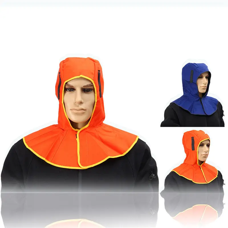 

1PC Best Price Blue Flame Retardant Welded Cap FR Full Protective Hood Match with All Kinds of Welding Helmet
