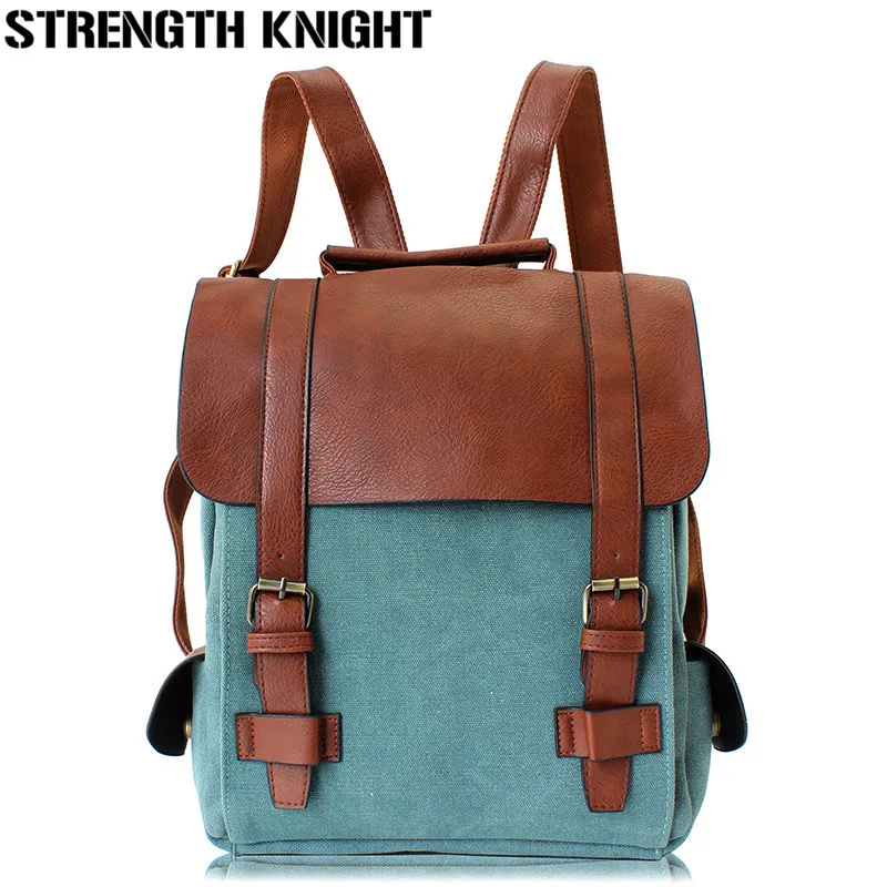 

Vintage Women Canvas Backpacks For Teenage Girls School Bags Large High Quality Patchwork Backpack Escolares Travel Mochila