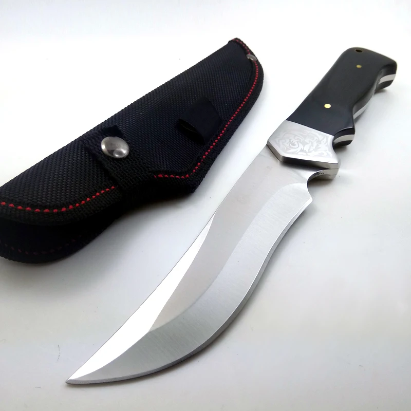 

SDIYABEIZ High Quality hunting knifes wood handle camping survival tactical fixed knife north american hunting Straight knife