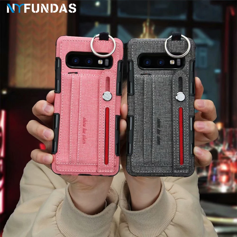 

NYFundas case for samsung galaxy s10 plus lite Card Holder Wallet Key Ring Cover case for samsung galaxy s9 s8 plus s9 note 9 8