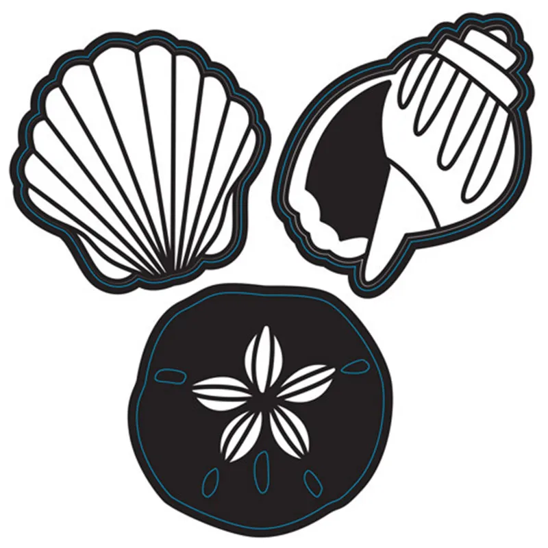 

New Arrival Ocean Element Metal Cutting Dies for Dies Scrapbooking Embossing DIY Album Crafts Shell Decoration Card Die Cuts