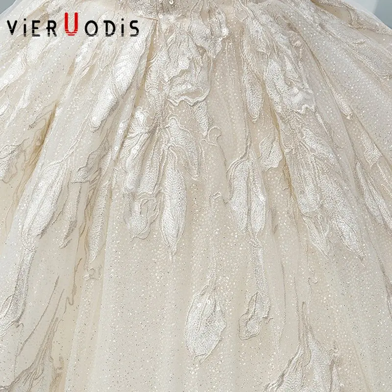 Vestidos De Novia 2019 шапка класса люкс с рукавами бальное платье Vestido Noiva Princesa кружевная