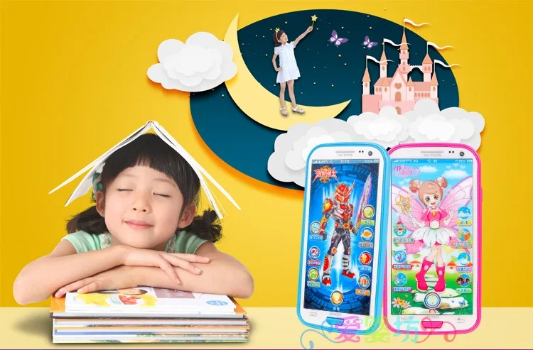 Детская игрушка сотовый телефон мобильный телефон сенсорный экран смартфон ребенок мобильный Раннее обучение игрушка ребенок музыка