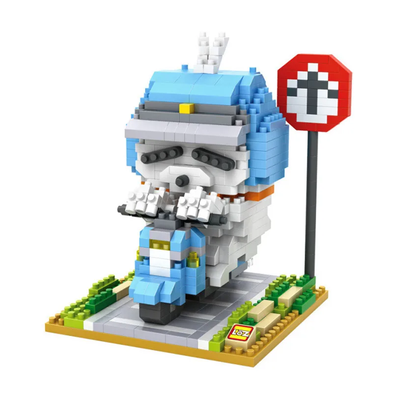 

toys for children kids loz blocks educational toys enlighten mini figure animals monkey sheep pig dog bear nanoblock gifts
