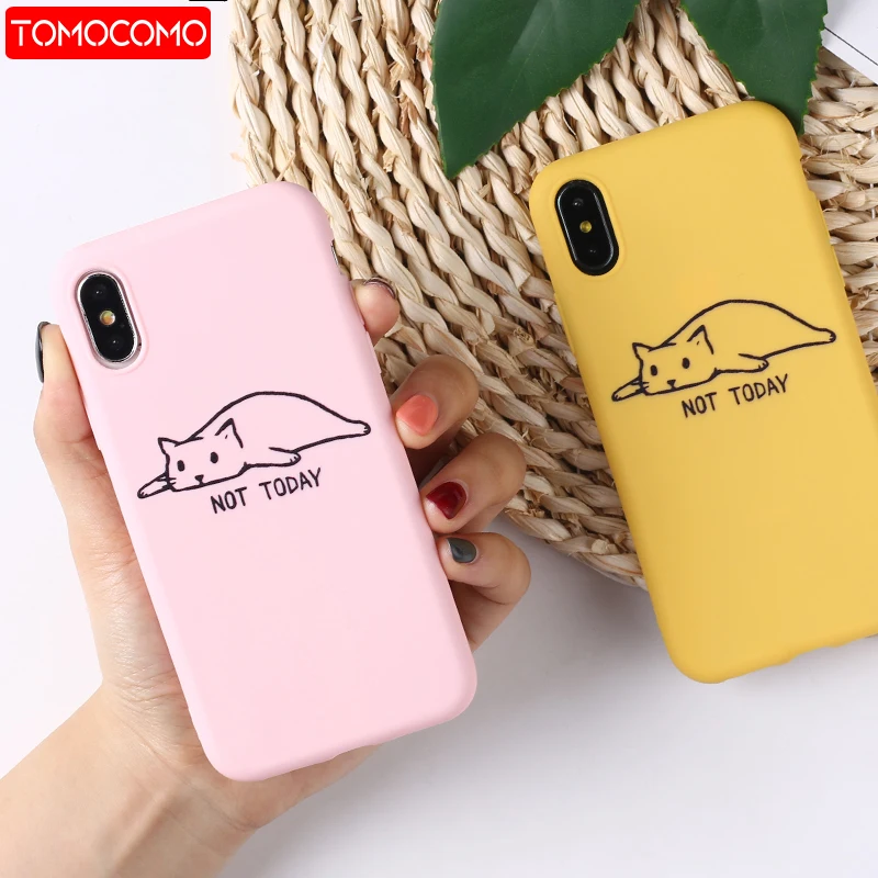 

Cute Cartoon Lazy Cats Spotty Dog Corgi Puppy Soft Matte Phone Case Fundas For iPhone 11 7Plus 7 6Plus 6 6S 5SE 8 8Plus X XS Max