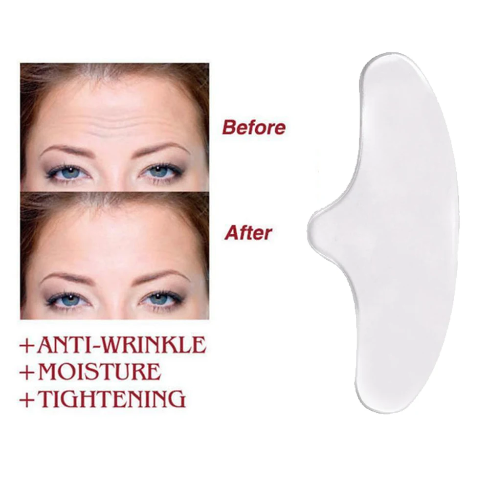

Hot Sale Facial Skin Care Reusable Silicone Anti-Wrinkle Sheet Transparent Neck Forehead Patch Women Wrinkles Removal Tool