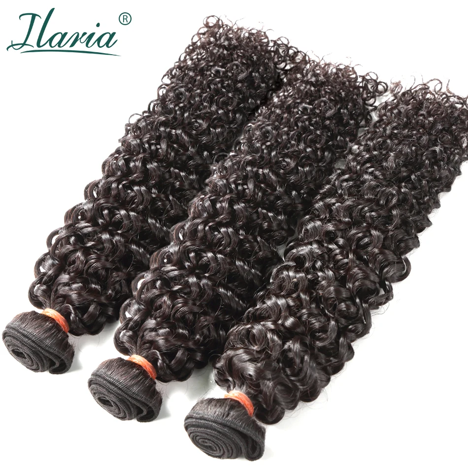 

ILARIA HAIR Mink Brazilian Virgin Hair 2 Bundles Afro Kinky Curly 10"-30" Grade 8A 100% Brazilian Human Hair Extensions Weaves
