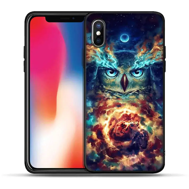 Крутой лев тигр Обезьяна Животное черный чехол ТПУ для iPhone X XR XS Max 8 7 6 6S Plus 5 5S SE Силиконовая задняя крышка Coque Fundas Etui