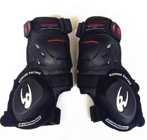

Free shipping Latest KOMINE motorcycle shockproof Gear road racer knee bend Professional slider 12