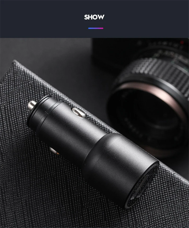Supercharge VOOC QC3.0 Dash Charge Multi-protocol Intelligent Fast Car Charge For iPhone SAMSUNG HUAWEI XIAOMI OnePlus 6 5T 3T (3)