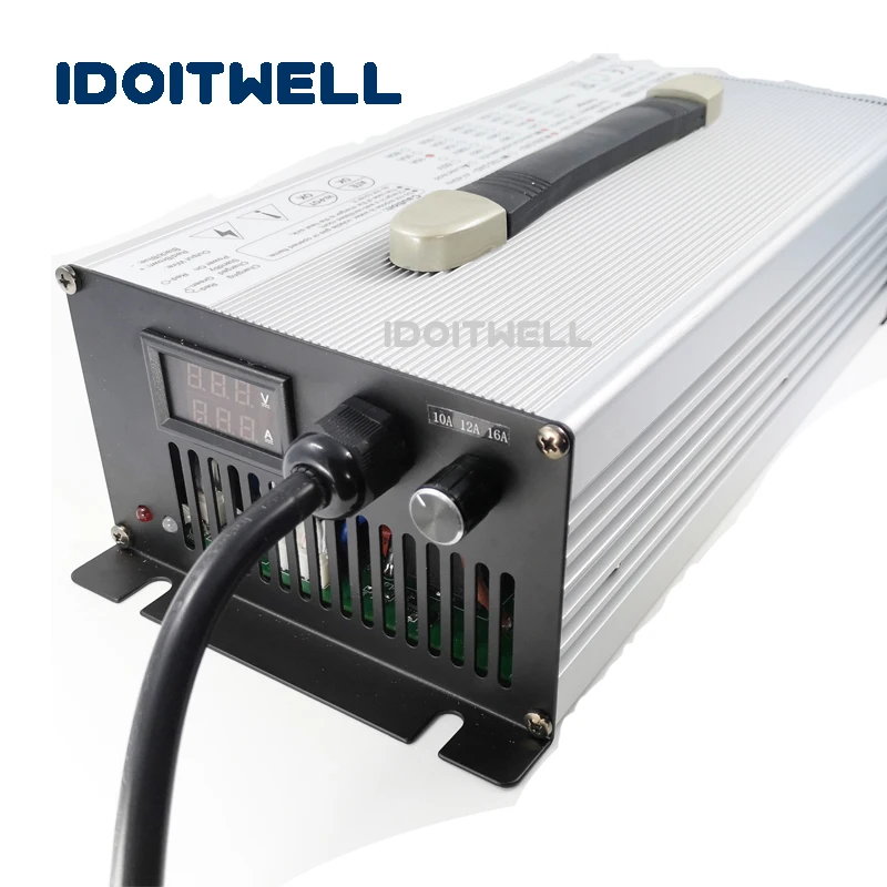 Customized 1200W adjustable current Battery Charger 96V 8A 5A 3A