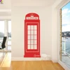 Pegatina de pared grande de Londres para teléfono, pegatina para pared de dormitorio, habitación de niños, Mural de decoración de vinilo, para sala de estar, sofá, enorme, Retro, UK ► Foto 1/4