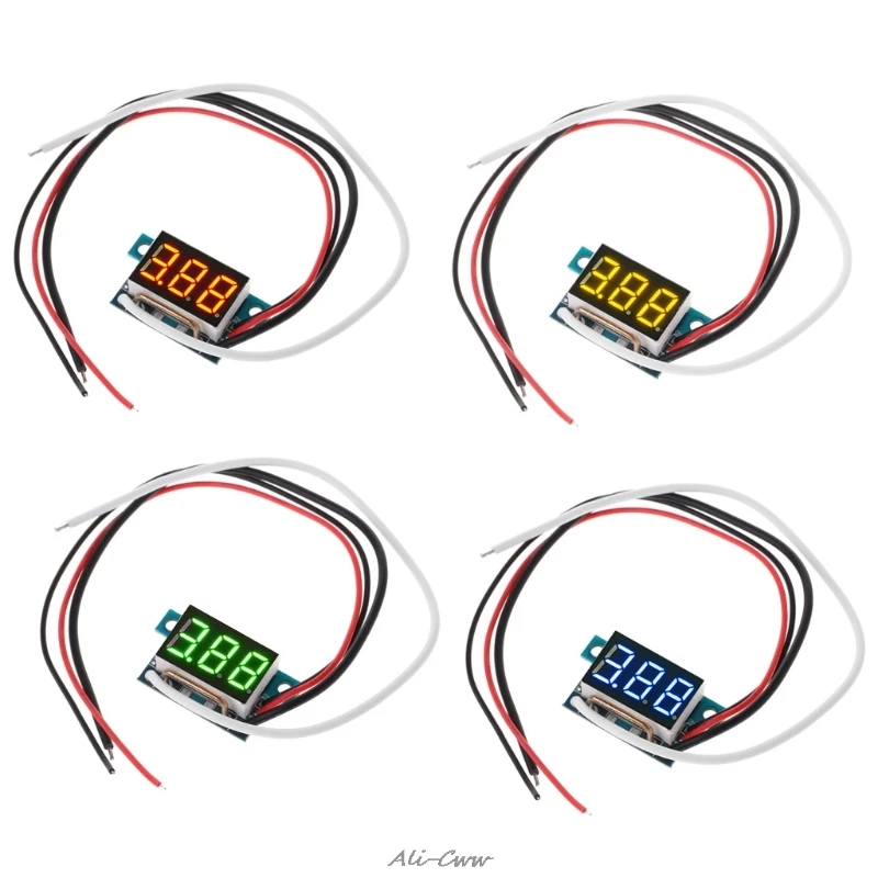 

DC0-10A Digital LED Ammeter Current Panel Meter 0.36in Module Reverse protection