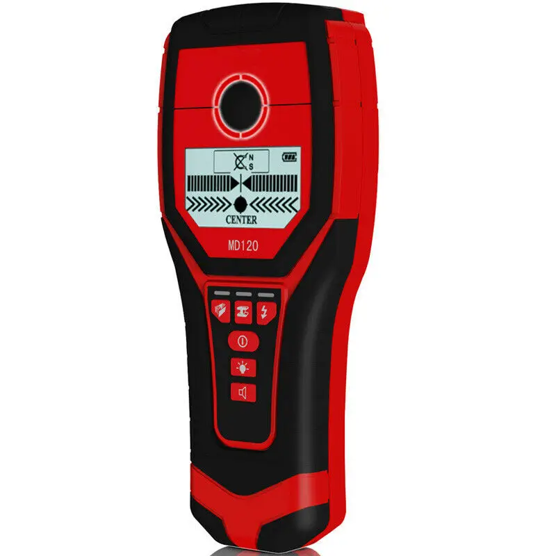 

MD120 Multifunctional Handheld Wall Metal Detector Wood AC Cable Finder Scanner