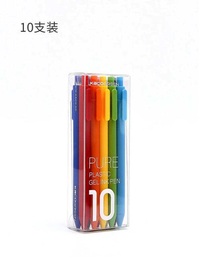 Оригинальная ручка Xiaomi KACO 5/10/20 шт./партия 0 5 мм корпус из АБС пластика цветные