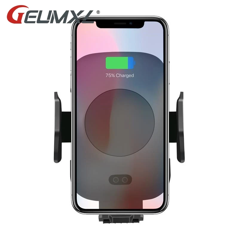 

Fast Wireless Car Charger & Automatic Induction Car Mount Air Vent Phone Holder Cradle for iPhone 8/ 8 Plus/ X Samsung S9 S8 S7