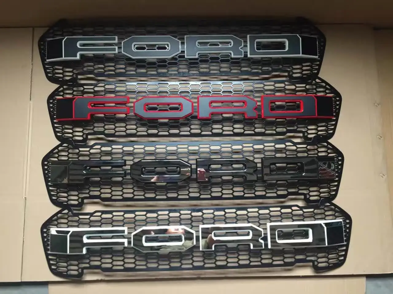 2017 for Ford Ranger LED Grills ABS Black Front Grill Suitable Ford Ranger Wildtrak 2015+ T7 2017 for Ford Ranger LED Grills ABS Black Front Grill Suitable Ford Ranger Wildtrak 2015+ T7