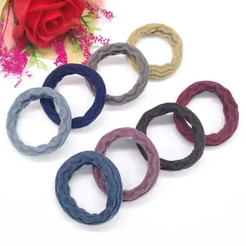 

Fashion Hair Rope Styling High Resilience Seamless Rubber Band Hair Accessories Girls Women Ponytail Elastic Hair Braider Tools