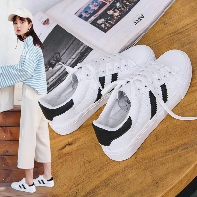 2018 spring new base wild white shoes student | Обувь