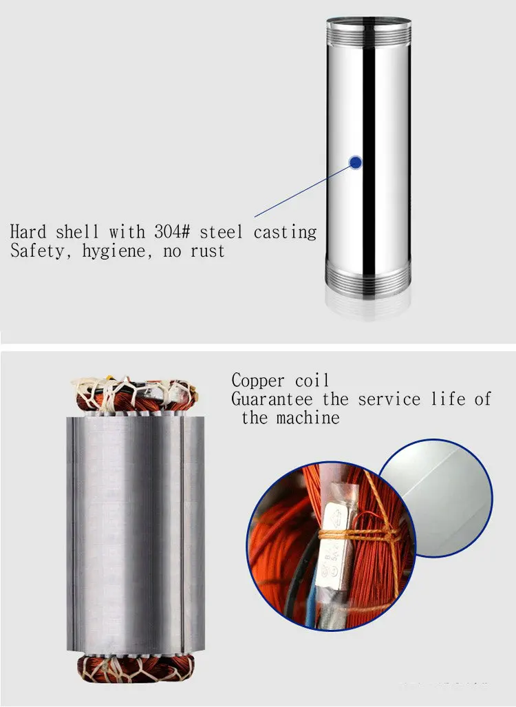 Нержавеющая сталь винт высокий подъем самовсасывающий Погружной глубокий скважинный насос, жилой воды/низкого давления воды водоснабжения