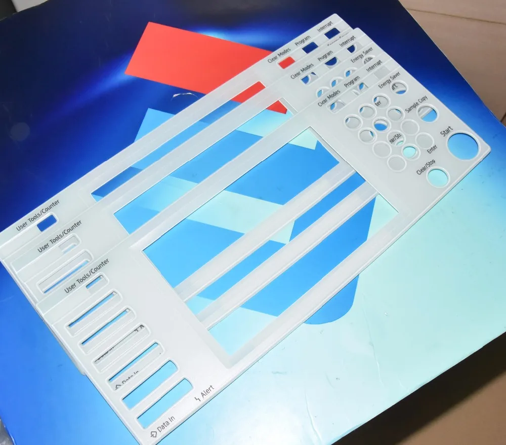 Compatible for Ricoh Aficio 1060 1075 2060 2075 MP6500 7500 8000 Operations Console Panel Plastic panel Copier Display Cover (3)