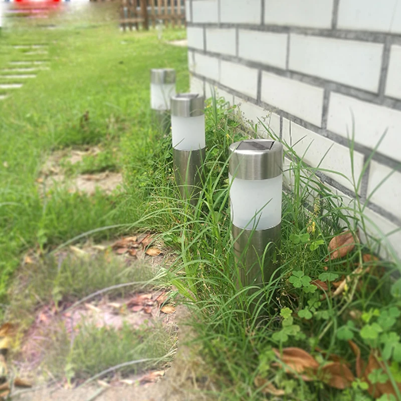 2019 New Stainless Steel solar power solar light Stud Floor led lawn light sunlight Outdoor solar garden light (8)