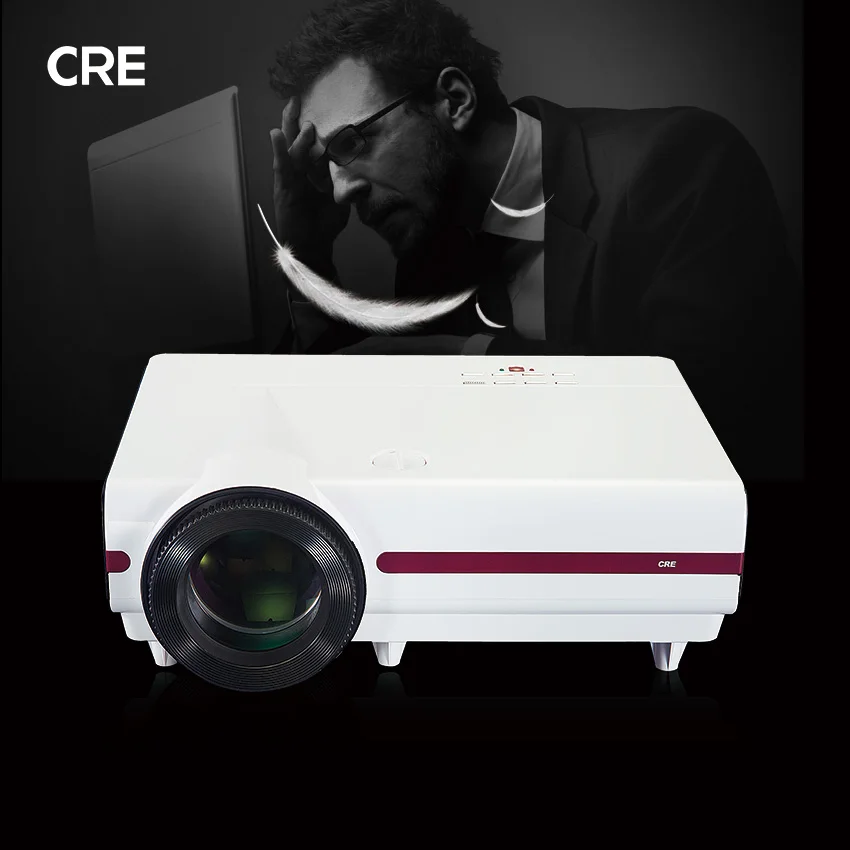 New Portable LED 3000 Lumens Multimedia LCD Video Projector in LCD