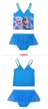 

2020 New Arrivals 2pcs Infant Baby Girl Cartoon Strap Top+Shorts Clothes Children 3-11 Years Kids Wholesale Swimming Clothing
