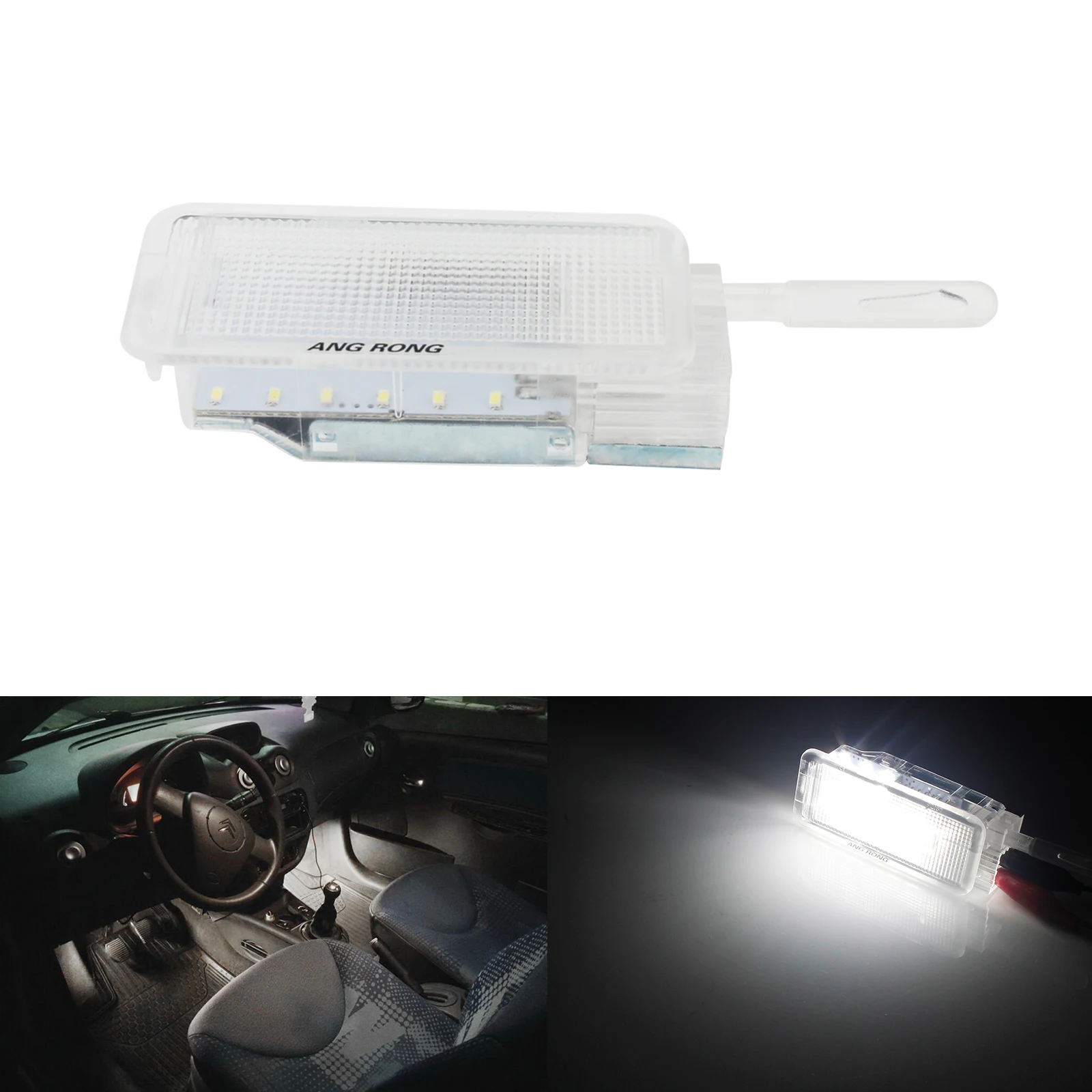 

ANGRONG 18-SMD LED Glove Box Trunk Interior Light For Peugeot 1007 206 207 307 406 607 807