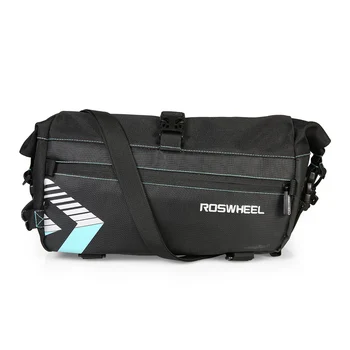 

ROSWHEEL Bicycle Carrier Bag Rack Trunk Bike Bag Height Adjustable Bike Luggage Pannier Cycling Storage Handbag Shoulder Strip