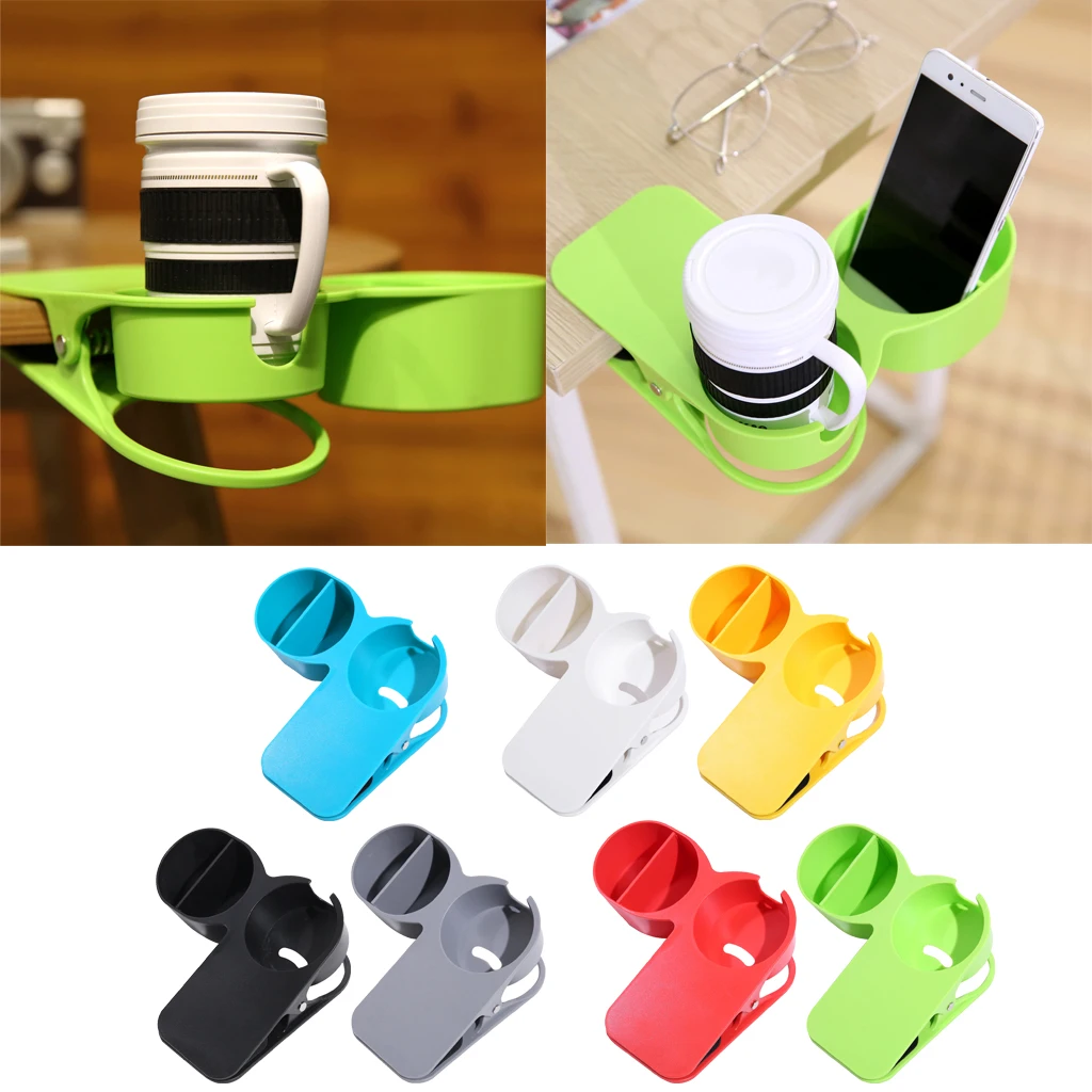 

Multifunctional Cup Holder Coffee Tea Cups Mugs Holders Clamping on Desk Table Side for Home Office