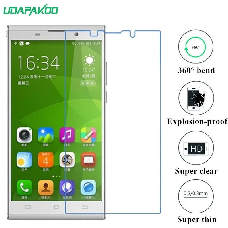 Udapakoo прозрачная закаленная (мягкое стекло) пленка для Jiayu G6 нано Взрывозащищенная