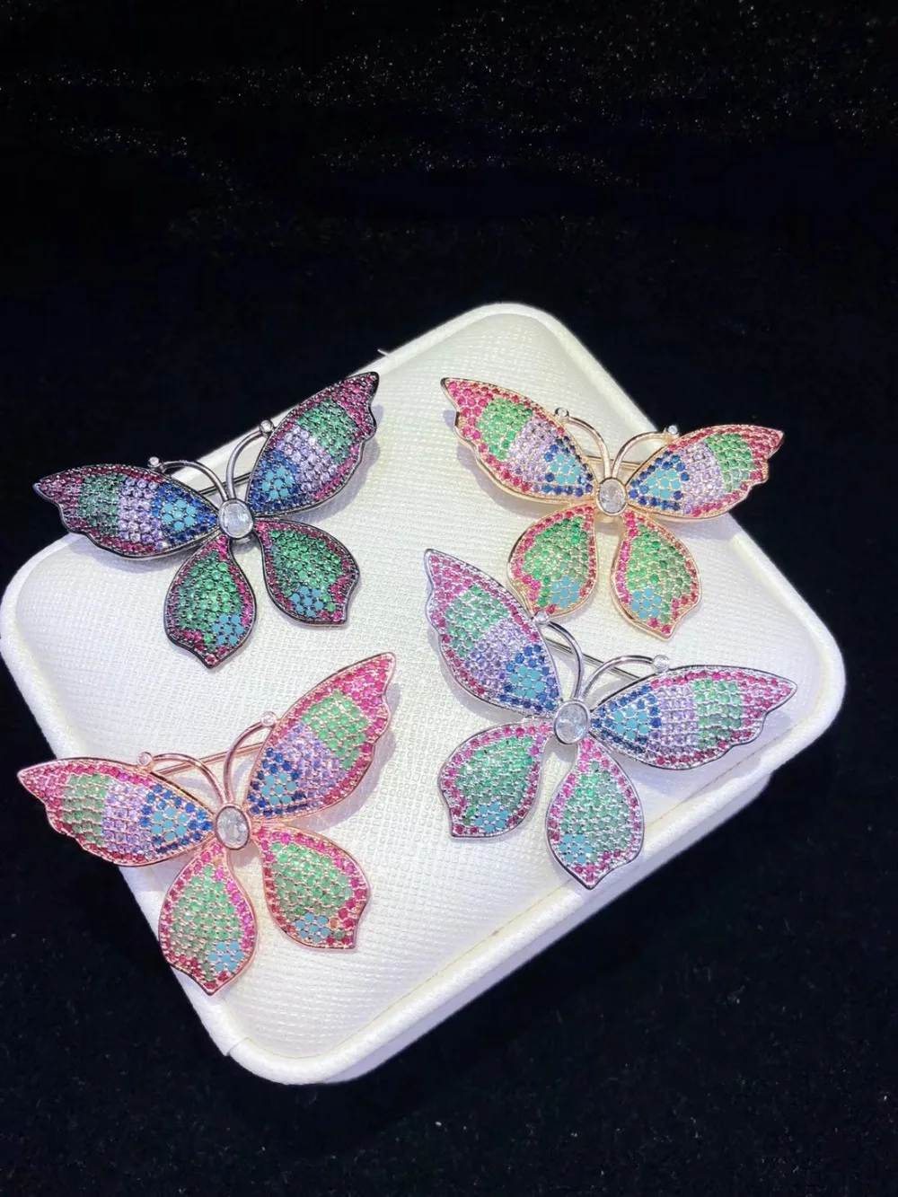 

Y215 High Quality Golden plated Paved CZ Necklace Pendant Brooch Cubic Zirconia Jewelry Connector DIY Jewellery Making