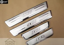 out door sill strip for 2010-2012 Hyundai ix35 stainless steel door sill strip Threshold exterior decoration strip body protect