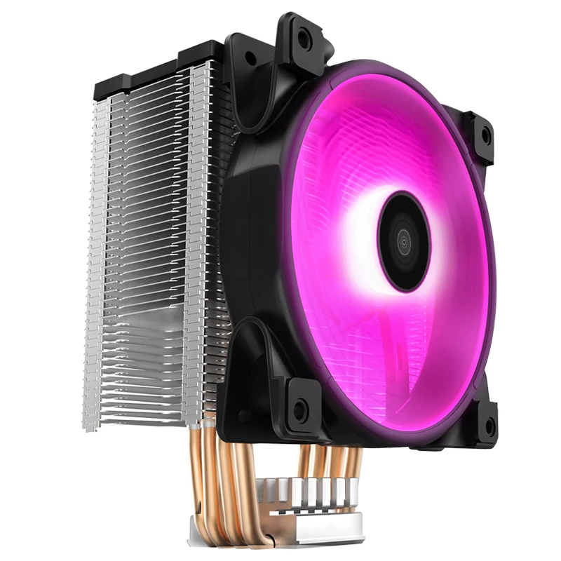 Pccooler X4 4 тепловая трубка кулер для процессора 12 см RGB 4pin вентилятор для Intel 1155 1156 AMD AM4 радиатор охлаждения процессора 120 мм тихий вентилятор для ПК