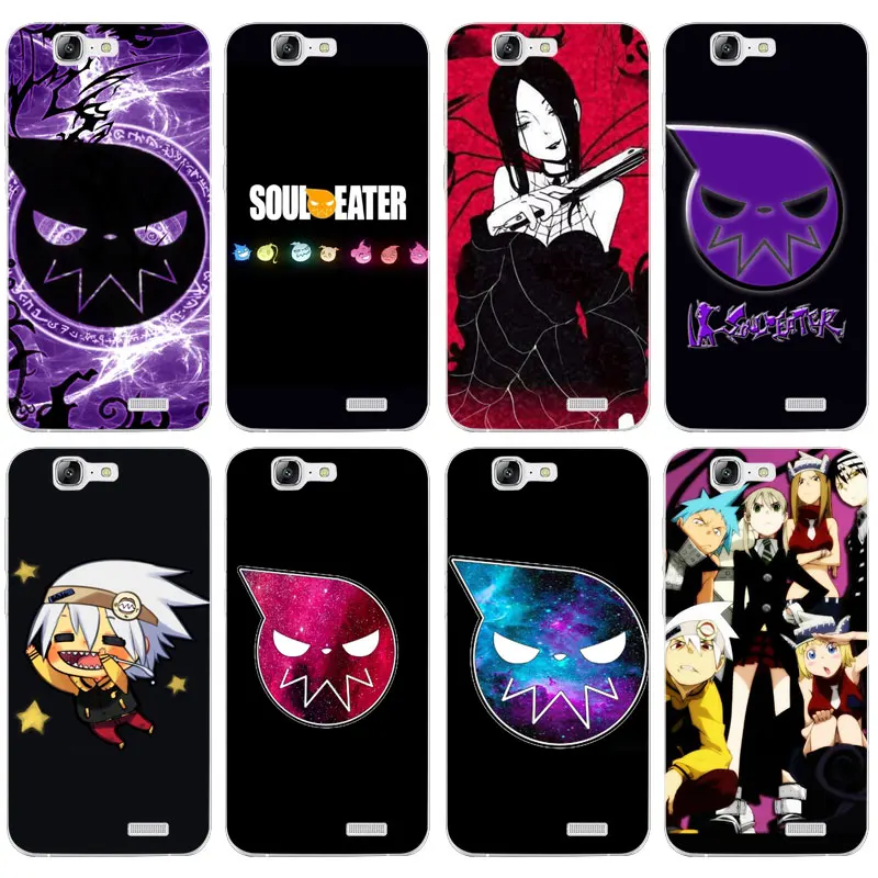 H250 Soul Eater Прозрачный Жесткий Тонкий облегающий чехол КРЫШКА ДЛЯ huawei P8 P9 P10 Lite плюс